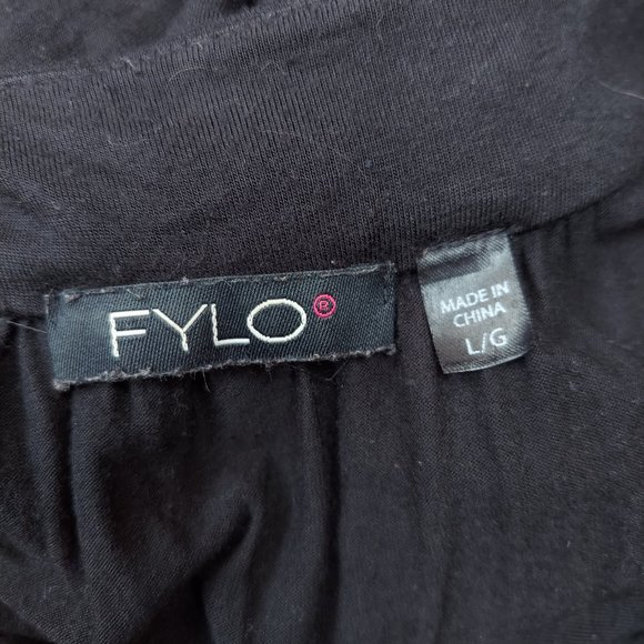 Fylo Black Beaded Sleeveless Tunic Top - Picture 5 of 5